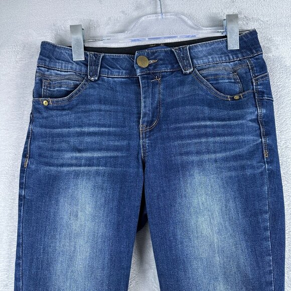Democracy Skinny Jeans Womens Size 6 AB Solution Mid Rise B1105BKV230 Blue - Picture 3 of 12